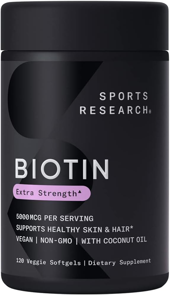 Vegan Biotin 5000mcg with Organic Coconut Oil