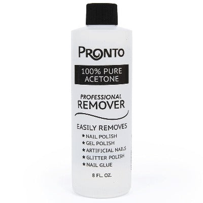 100% Pure Acetone - Quick, Professional Nail Polish Remover