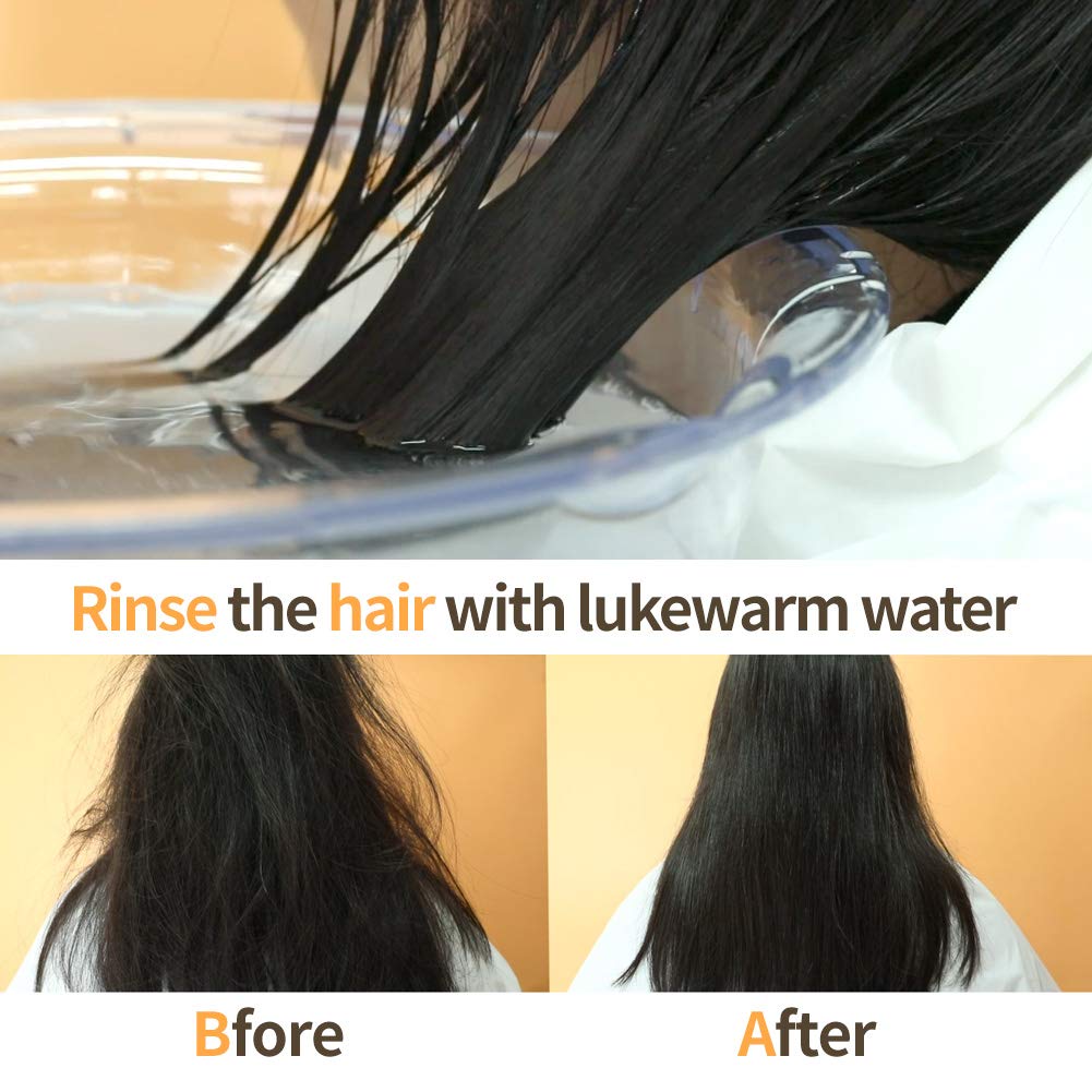 Collagen coating hair protein treatment