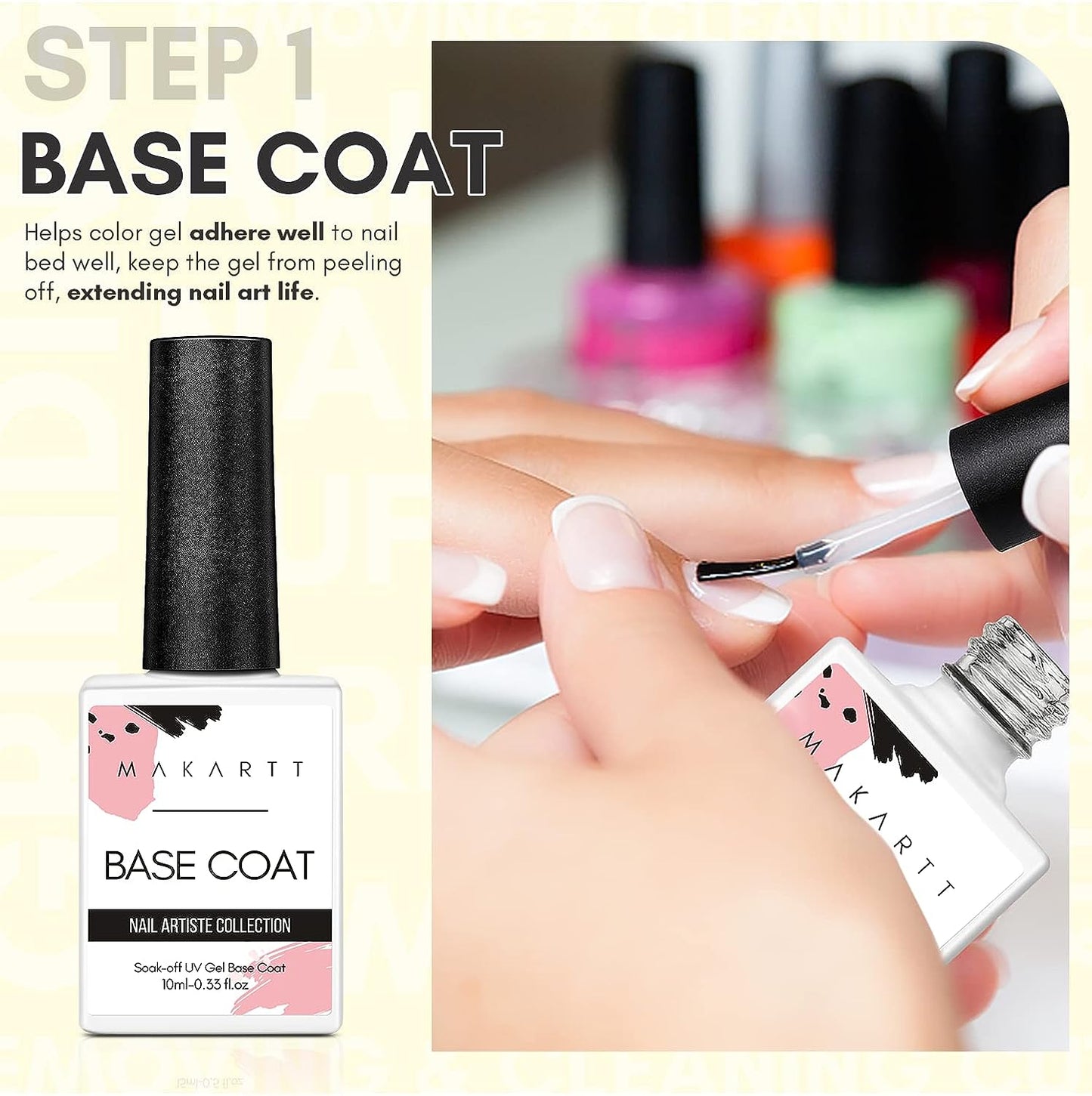 Gel Top Coat and Base Coat Set