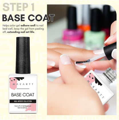 Gel Top Coat and Base Coat Set