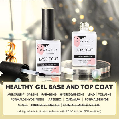 Gel Top Coat and Base Coat Set