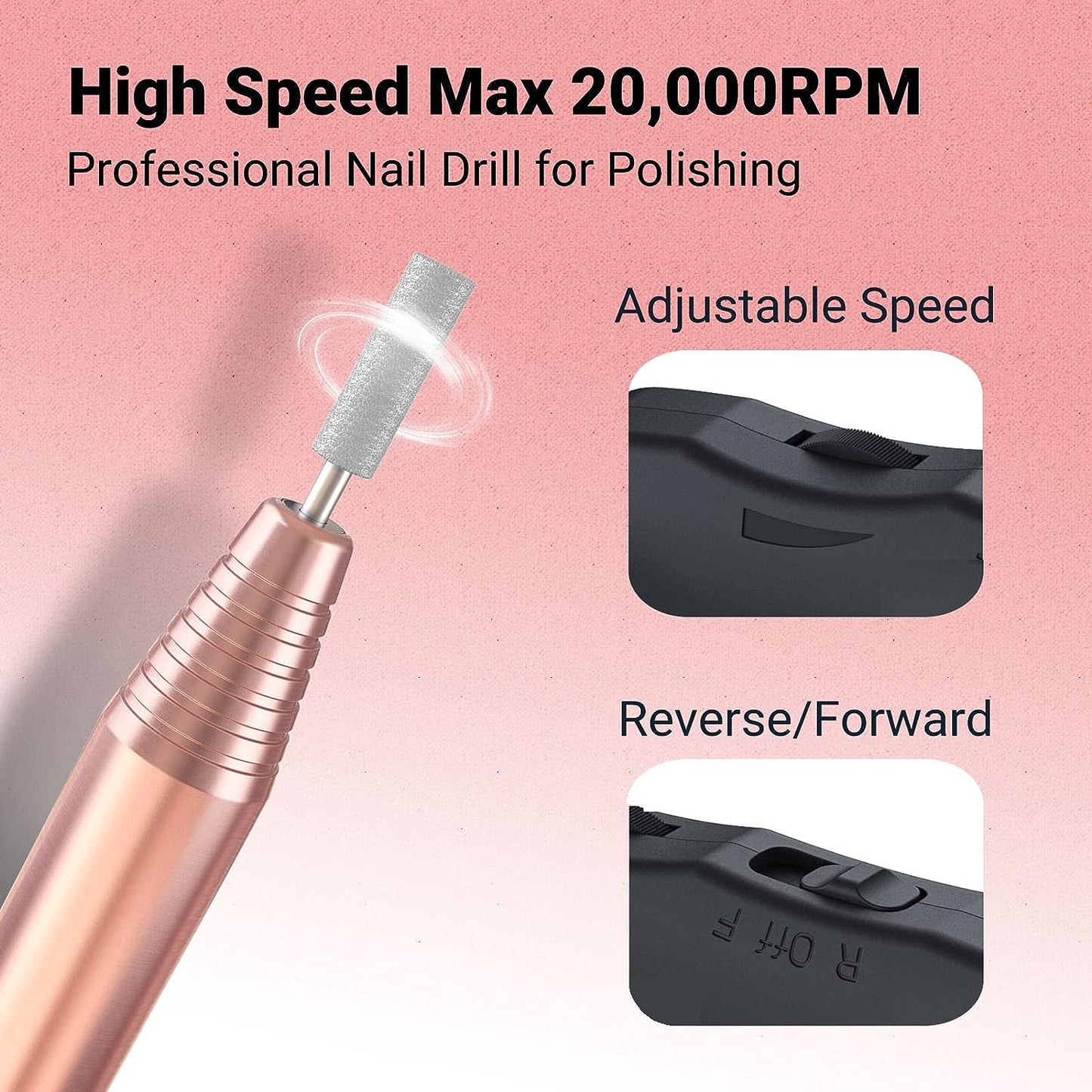 Electric Nail Drill Machine