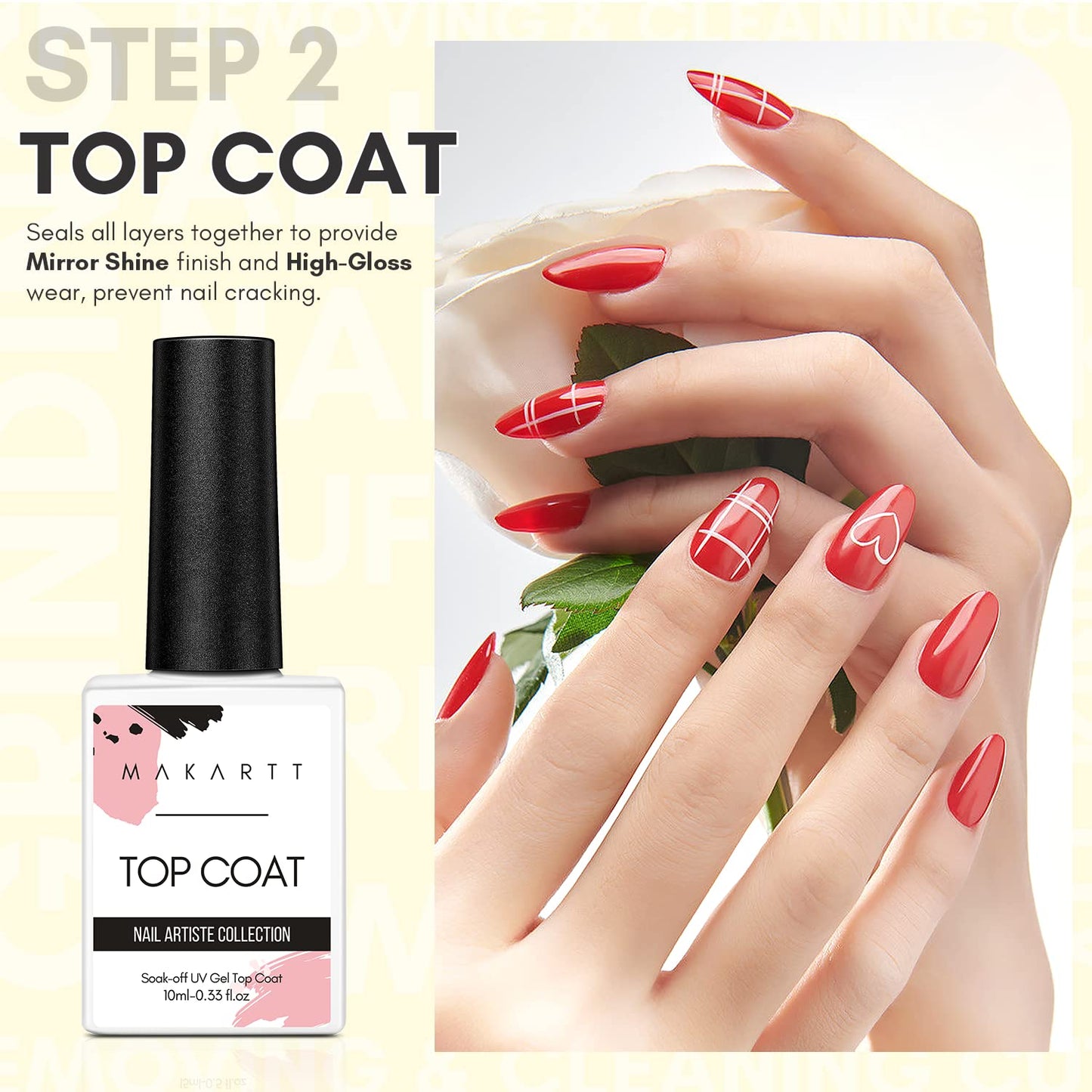 Gel Top Coat and Base Coat Set