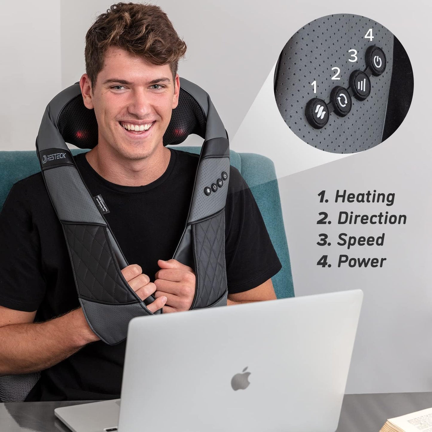 Massagers for Neck and Back with Heat