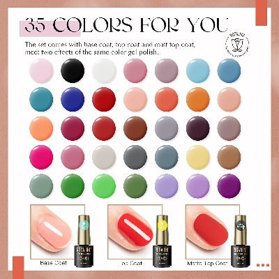 38PCS Gel Nail Polish Set