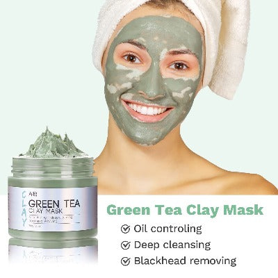 Turmeric Clay Mask - Green Tea and Dead Sea Minerals