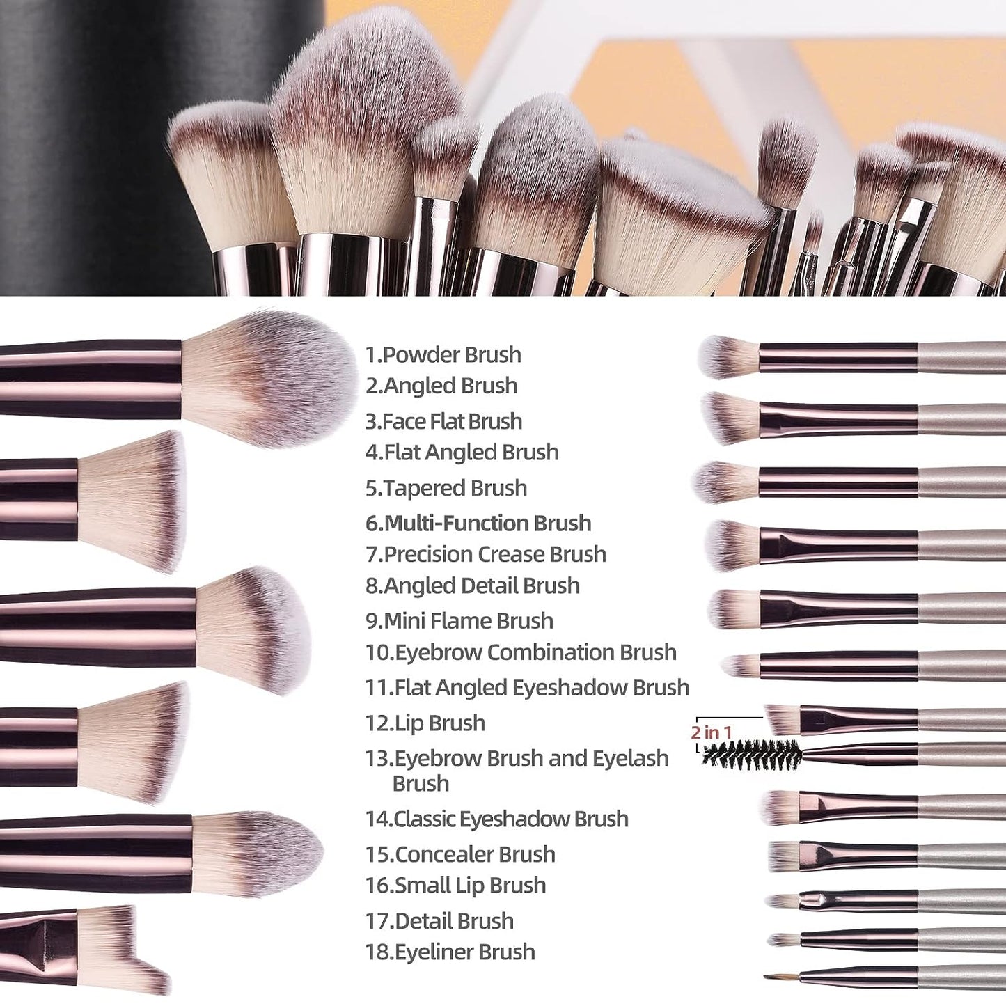 Makeup Brush Set