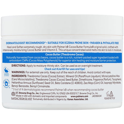 Palmer's Cocoa Butter Formula Daily Skin Therapy Solid Lotion with Vitamin E