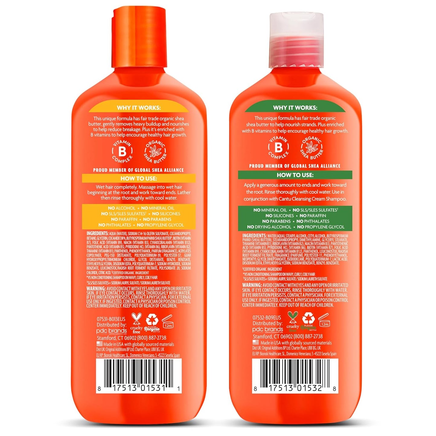 Cantu Sulfate-Free Cream Shampoo & Conditioner