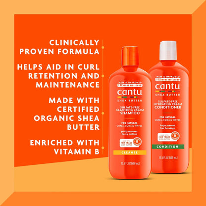 Cantu Sulfate-Free Cream Shampoo & Conditioner