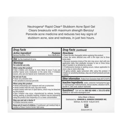 Neutrogena Rapid Clear Stubborn Acne Spot Treatment Gel